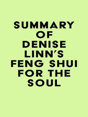 cover image of Summary of Denise Linn's Feng Shui for the Soul